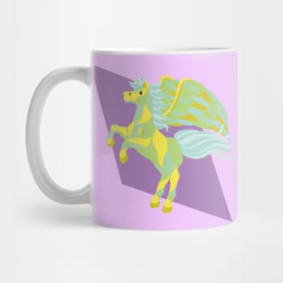 Pegasus on Purple Mug